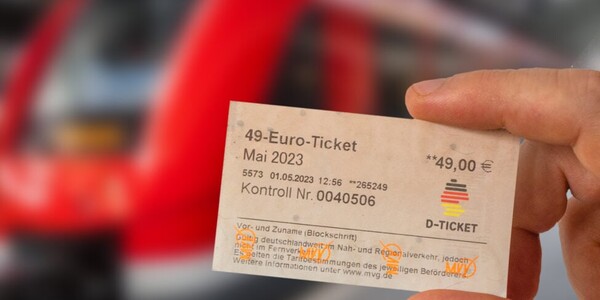 49-Euro ticket of Germany                                                                                                                                                                                                                         /Photography extracted from stock.adobe.com