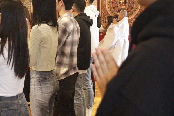 ▲반야심경을 봉독 중인 모습 (사진=양기석 수습기자.)