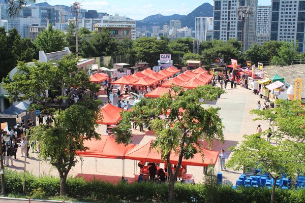 ▲금일 2024 봄 대동제가 시작됐다 (사진=양기석 수습기자.)