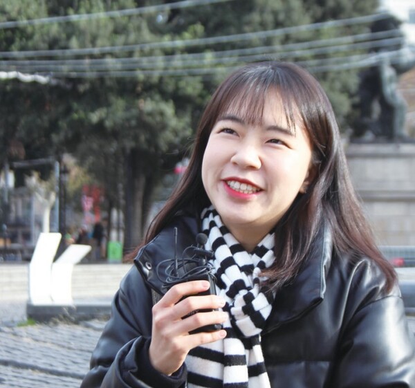                                    ▲UAB 대학에 파견된 진영빈 학우 (사진=임재경 기자.)