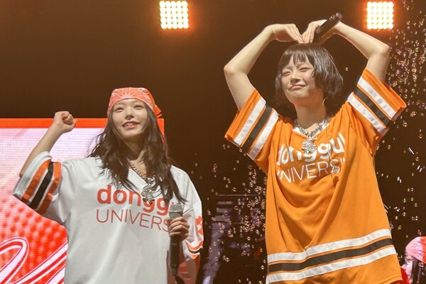 ▲무대에 오른 가수 '뉴진스' (사진=양기석 수습기자.)