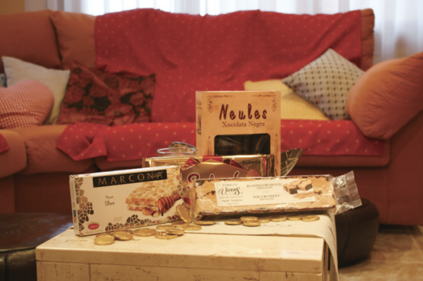 ▲여러 종류의 스페인 간식 뚜론 (사진=이민경 기자.)