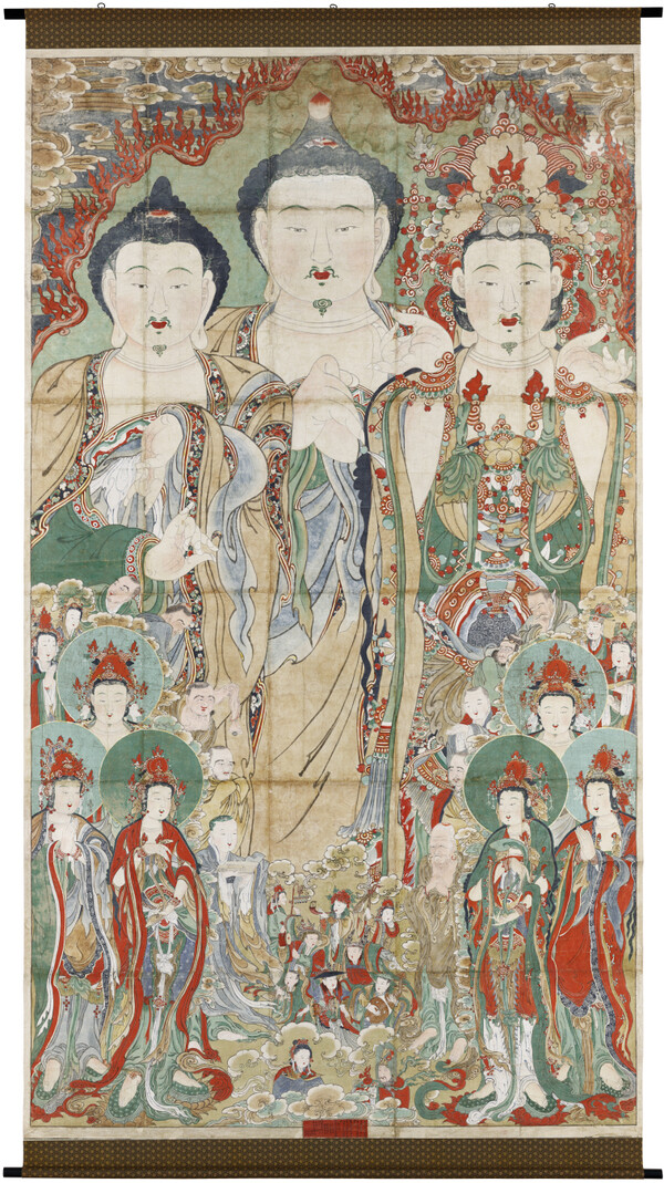 △ 남양주 봉선사 비로자나삼신괘불도 (사진= 국가유산청)