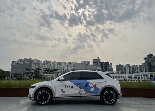 ▲‘고요한M’ 차량의 모습 (사진제공=코액터스.)