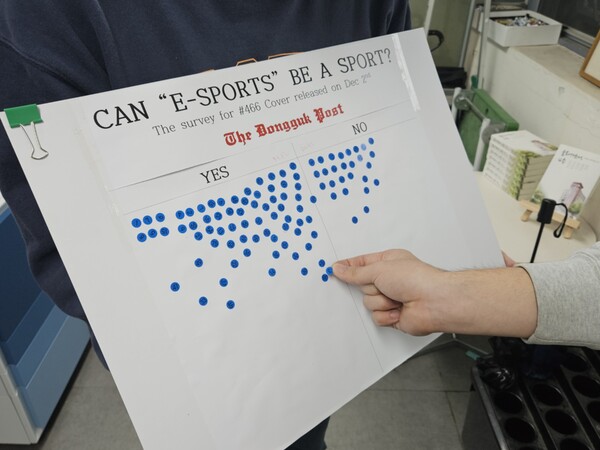 A survey about Esports was conducted by The Dongguk Post. /Photography by Kim Do-hyun