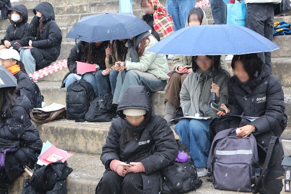 ▲학생총회에 참석한 학생들의 모습 (사진=방민우 기자.)