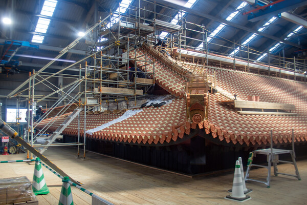 ▲세이덴 복원 공사 현장 (사진=양라윤 기자.)