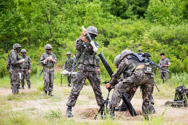 Soldiers are undergoing systematic training based on their assigned duties. /Photography provided by Republic of Korea Armed Force