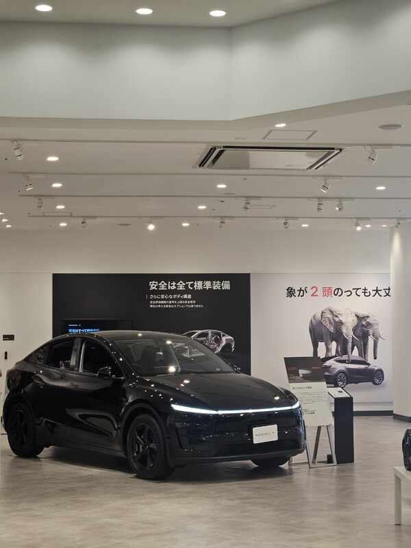 The Tesla Model Y can drive itself, but Tesla stresses that the driver must always stay attentive and responsible. /Photography by Hwang Ji-woo