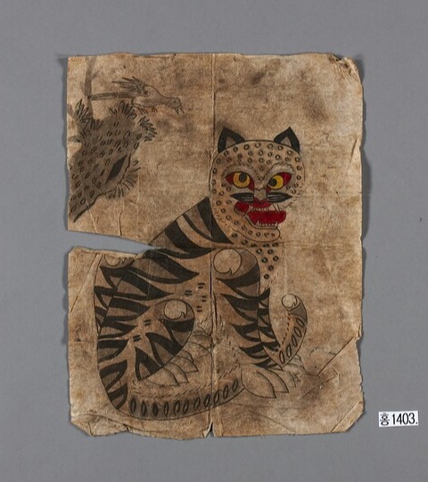 A Hojakdo painting, the motif for KPop Demon Hunters’ magpie and tiger. /Photography provided by National Museum of Korea