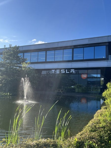 This is the Tesla in Tilburg, the Netherlands, where Ji Hwan-bi works. /Photography provided from Ji Hwan-bi