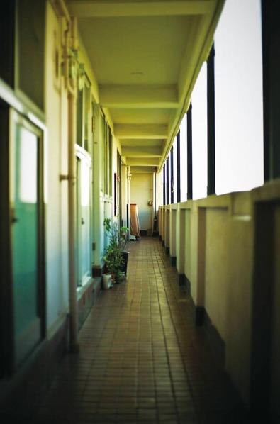 ▲‘선’을 주제로 찍은 복도 (사진제공=김승용 동문.)